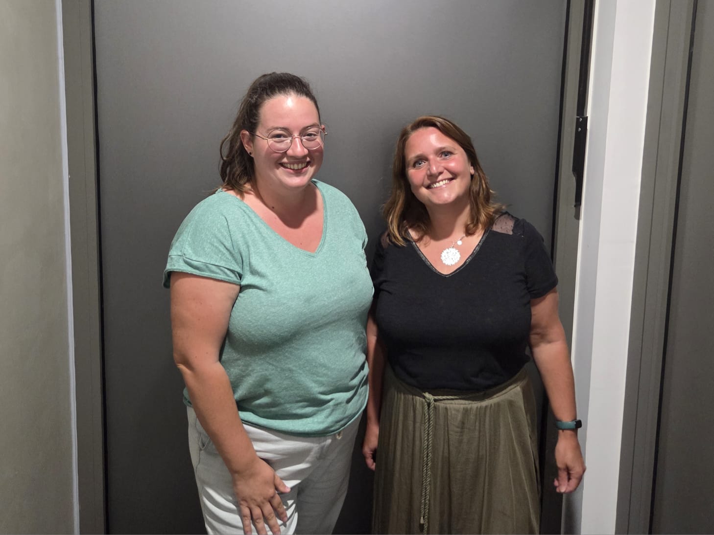 Anne et Elodie pour le cafe parent 2025
